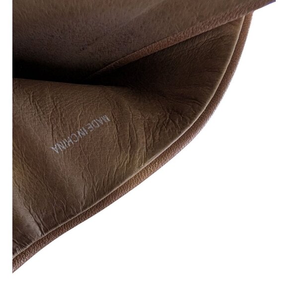 Eileen Fisher Womens Duet Tumbled Brown Leather Slip-On Slides Sandals Size 8 - Picture 7 of 8